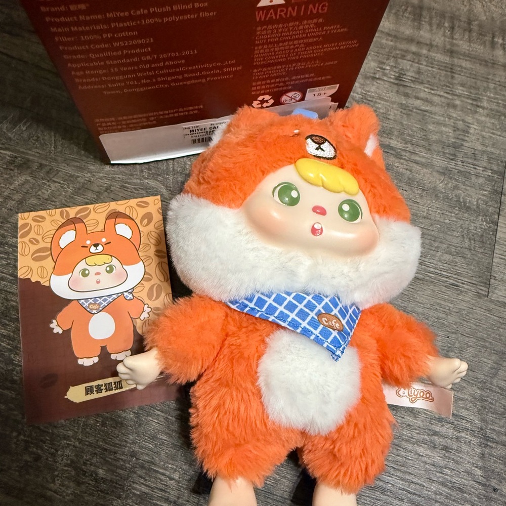 Orange Fox Plush Toy
